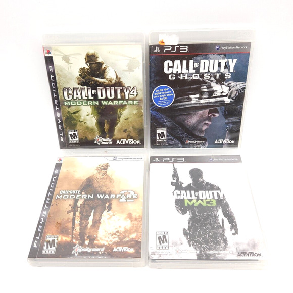 PS3 Call of Duty 4 Video Game‎ Lot Modern Warfare 2, ,3 4, Ghosts Playstation 3 - Picture 1 of 6